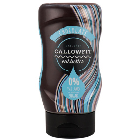 Front of Callowfit Vegan Chocolate Sauce, 300mL