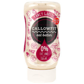 Front of Callowfit Vegan Fancy Garlic Sauce, 300mL