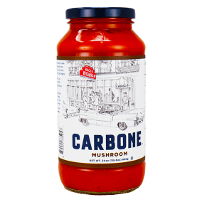 Front of Carbone Premium Tomato Sauce Mushroom