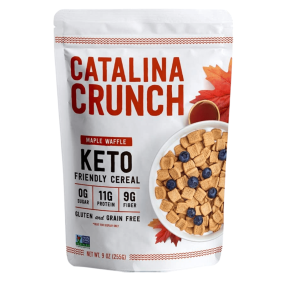 Front of Catalina Crunch Keto Friendly Cereal Maple Waffle, 255g