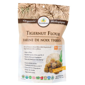 Front of Ecoideas Organic Tigernut Flour, 400g