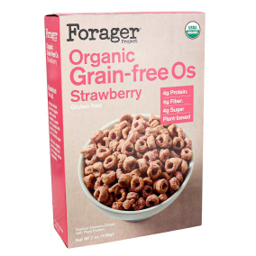 Front of Forager Project Organic Grain-Free Os Strawberry, 198g
