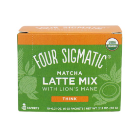 Four Sigmatic Organic Matcha Latte Mix with Lion's Mane Think - 10 Packets