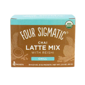 Four Sigmatic Mushroom Chai Latte Mix with Turkey Tail & Reishi - 10 Packets