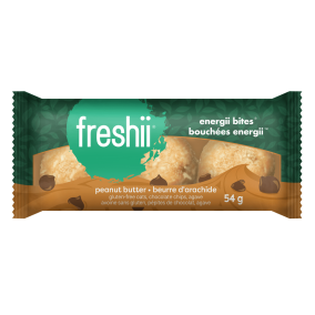 Front of Freshii Energii Bites Peanut Butter, 3 Bites