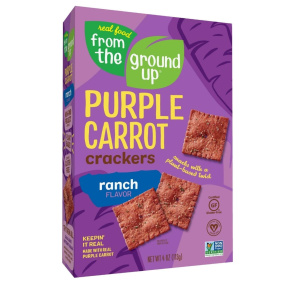 Front of From The Ground Up Purple Carrot Crackers Ranch