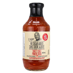 Front of G Hughes No Sugar Added Sweet Chili Dipping Sauce, 490mL