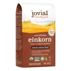 Front of Jovial Organic Einkorn Whole Wheat Flour