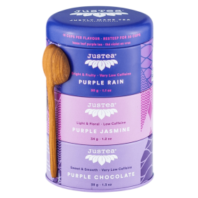 Front of JusTea Purple Tea Trio, 102g
