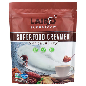 Front of Laird Superfood Creamer Cacao, 227g