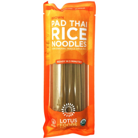 Lotus Foods Organic Brown Pad Thai Rice Noodles, 227g