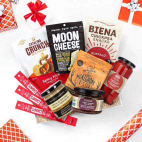 Front of The Gourmet Charcuterie Bundle Gift Basket