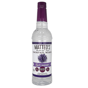 Matteo’s Bartender Style Cocktail Mixes Thin Lavender, 750mL