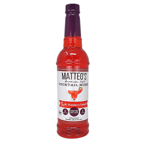 Matteo’s Bartender Style Cocktail Mixes Thin Strawberry Daiquiri, 750mL