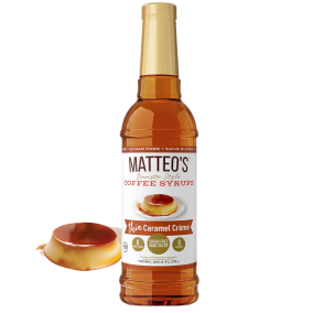 Matteo's Sugar-Free Barista Coffee Syrups Thin Caramel Creme, 750mL Front