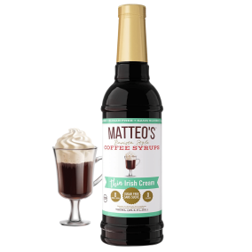 Matteo’s Sugar-Free Barista Coffee Syrups Thin Irish Cream, 750mL Front