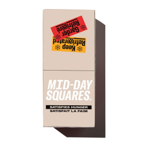 Front of Mid-Day Squares Functional Vegan Chocolate Bar Fudge YAH