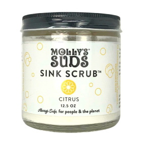 Front of Molly's Suds Sink Scrub Citrus