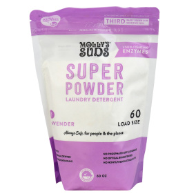 Molly's Suds Super Powder Laundry Detergent Lavender, 60 Loads