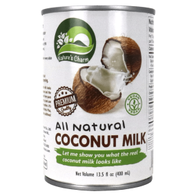Front of Nature's Charm All-Natural Coconut Milk