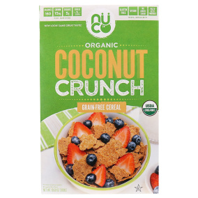 Front of Nuco Coconut Crunch Cereal, 300g