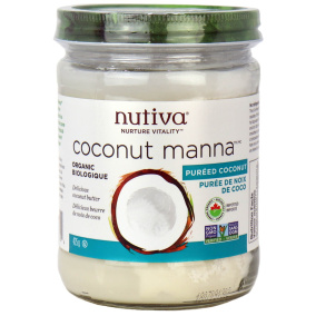 Front of Nutiva Organic Coconut Manna, 425g