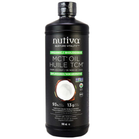 Front of Nutiva Organic MCT Oil, 946ml