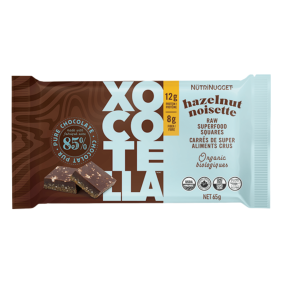 Front of NütriNugget Raw Superfood Squares Xocotella, 65g