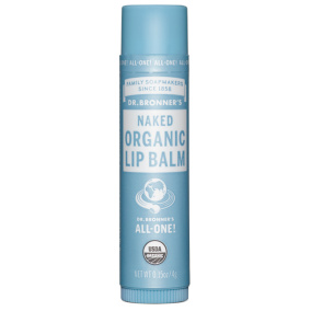 Dr. Bronner's Naked Organic Lip Balm, 0.15oz