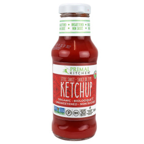 Front of Primal Kitchen Organic Unsweetened Ketchup, 320g