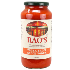 Front of Rao's Vodka Sauce, 680g