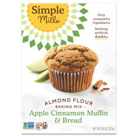 Simple Mills Apple Cinnamon Muffin & Bread Mix, 255g