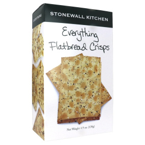 Front of Stonewall Kitchen Everything Flatbread Crisps