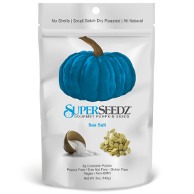 Superseedz Gourmet Pumpkin Seeds - Sea Salt, 142g