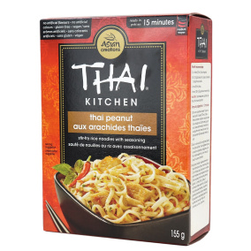 Thai Kitchen Thai Peanut Stir-Fry Noodles with Seasoning, 155g