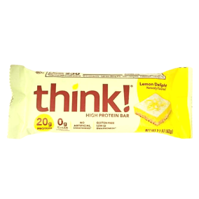 Think Lemon Protein Bar Front