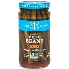 Tillen Farms Hot & Spicy Crispy Beans, 375ml