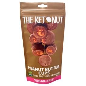 Front of The Ketonut Sugar-Free Peanut Butter Cups, 240g