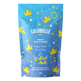 Front of Lulubelle & Co Vegan Sprinkles King & Queen