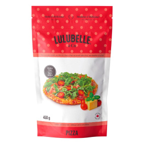 Front of Lulubelle & Co Gluten-Free Pizza Mix