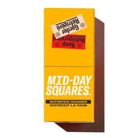 Front of Mid-Day Squares Functional Vegan Chocolate Bar Peanut Butta, 70g