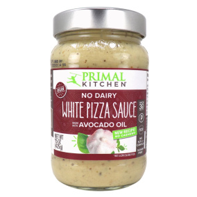 Front of Primal Kitchen Dairy-Free White Pizza Sauce with Avocado Oil