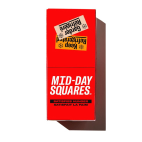 Front of Mid-Day Squares Almond Crunch, 12 Pack
